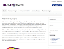 Tablet Screenshot of maklernetzwerk.de